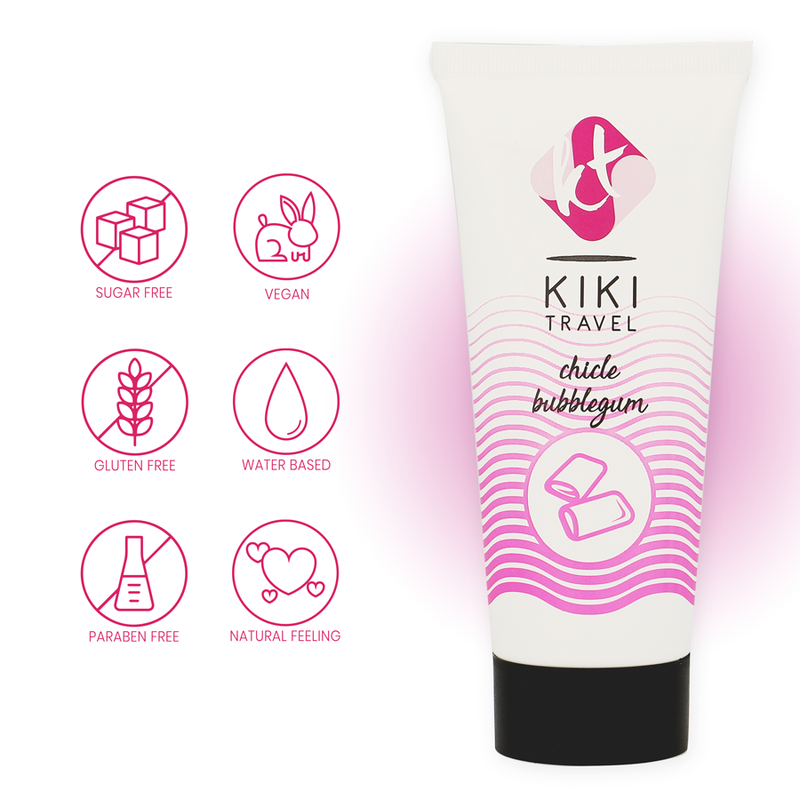 KIKÍ TRAVEL – Lubrificante Fragola Gum 50 ml