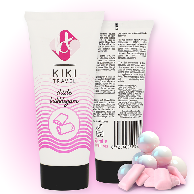 KIKÍ TRAVEL – Lubrificante Fragola Gum 50 ml