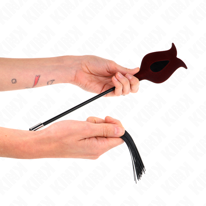 KINK – Frustino in Silicone a Forma di Rosa (45 cm)